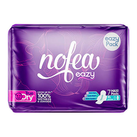 nofea eazy maxi thick sanitary pads size extra large 7pcs