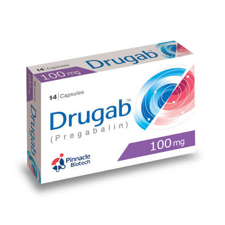 Drugab Capsules 100mg (1 Box = 2 Strips)