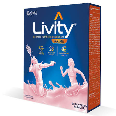 Livity Milk Powder Strawberry 175g