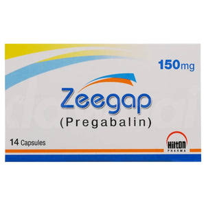 Zeegap Capsules 150mg (1 Box = 2 Strips)