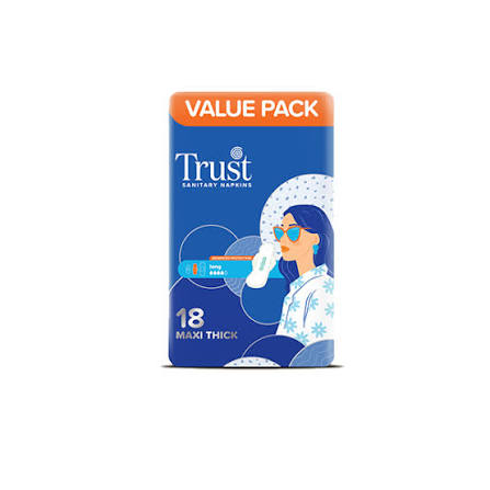 trust breathable maxi thick dry mesh long value pack 18pcs