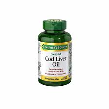Natures Bounty Omega-3 Cod Liver Oil Softgels