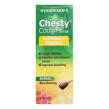 woodwards chesty cough syrup 120ml