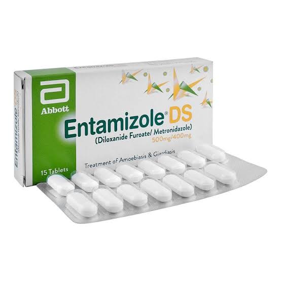 Entamizole Ds Tablets 500mg/400mg (1 Box = 1 Strip)