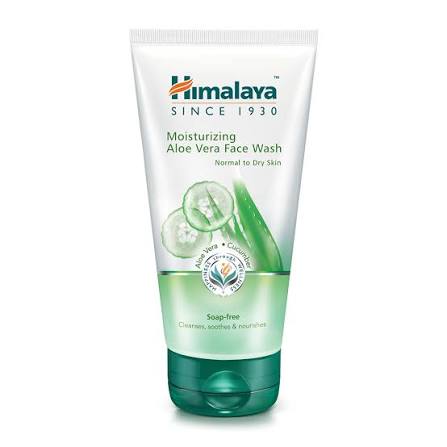 himalaya moisturizing aloe vera face wash 150ml