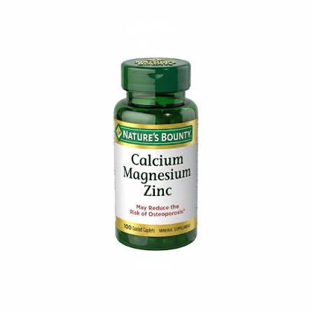 Natures Bounty Calcium Magnesium Zinc Caplets