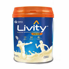 Livity Milk Powder Vanilla Soft Pack 175g