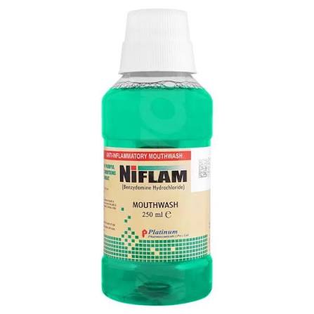 niflam mouth wash 250ml