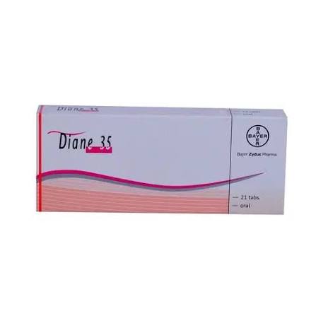 Diane-35 Tablets (1 Box = 1 Strip) (1 Strip = 21 Tablets)