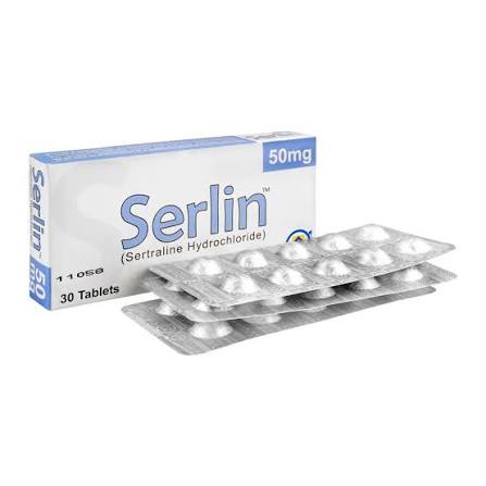 Serlin Tablets 50mg (1 Strip = 10 Tablets)