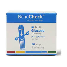 benecheck glucose test strips (box = 50 strips)