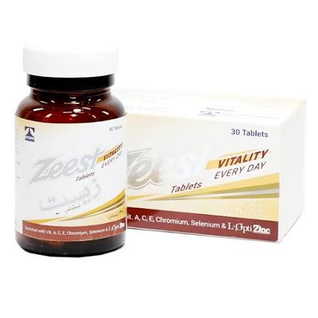 Zeest Tablets (1 Bottle = 30 Tablets)