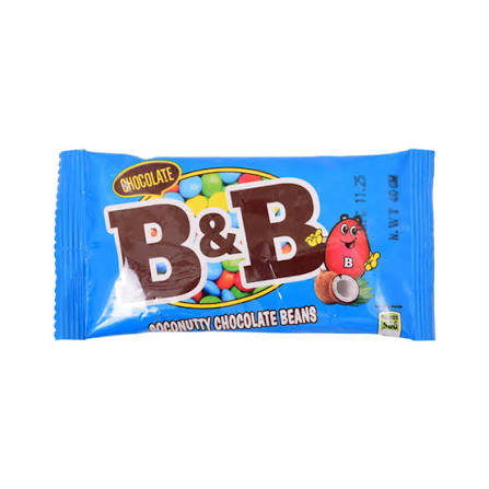 B&B Coconutty Chocolate Beans 40g