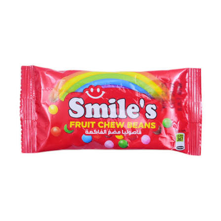 Smiles Fruit Chew Beans 40g