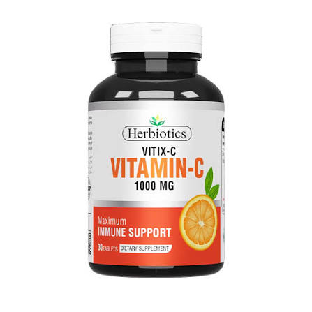 Vitamin-C Tablets 1000mg (1 Bottle = 30 Tablets)