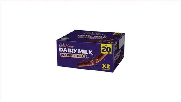 Cadbury Dairy Milk Wafer Rolls 8g