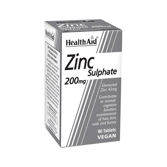 Healthaid Zinc Sulphate Tablets 200mg