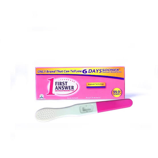 first answer midstream pregnancy test