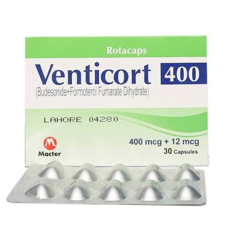 Venticort Tablets 400mcg +12mcg