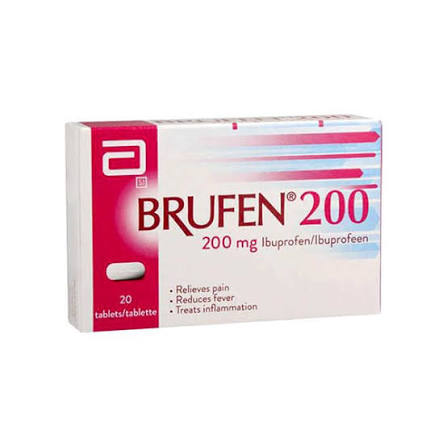 brufen tablets 200mg (1 strip = 10 tablets)
