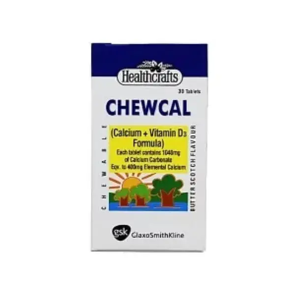 Chewcal Tablets 400mg/100iu