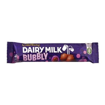 Cadbury Dairy Milk Bubbly Milk Chocolate 20g