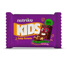 Nutrilov Kids Chocolate Fudgy Brownie Bars 20g Box