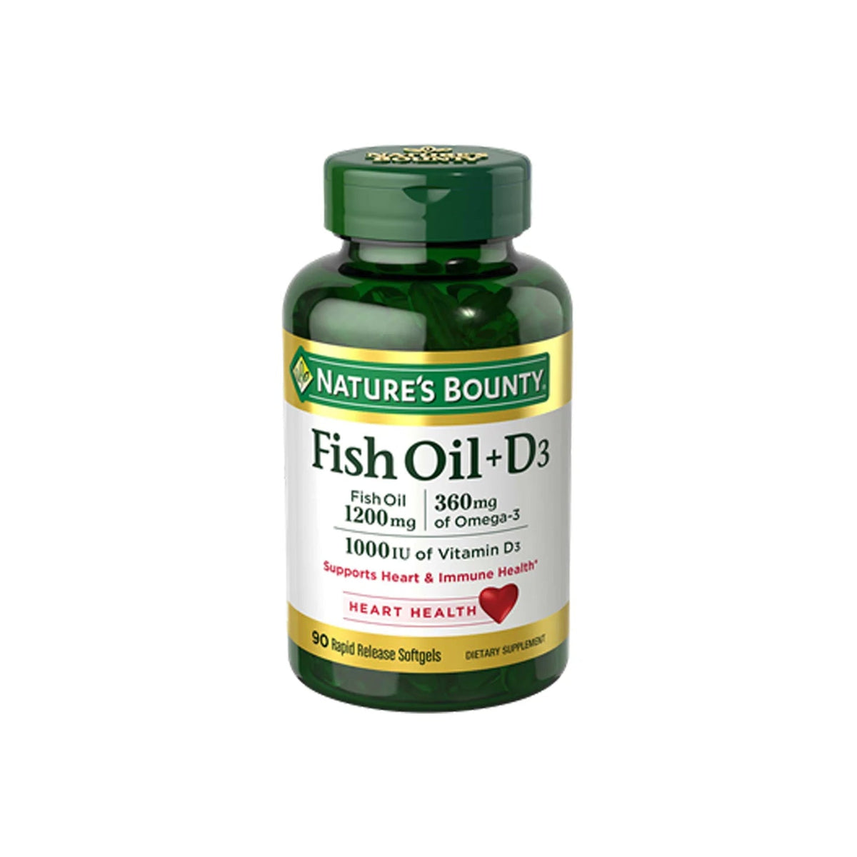 Natures Bounty Fish Oil Softgels 1000mg
