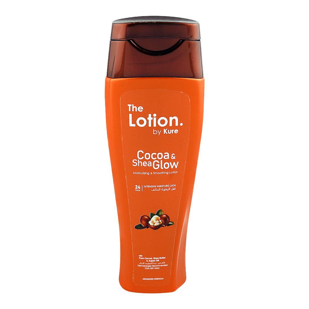 the lotion by kure - cocoa & shea glow 200ml