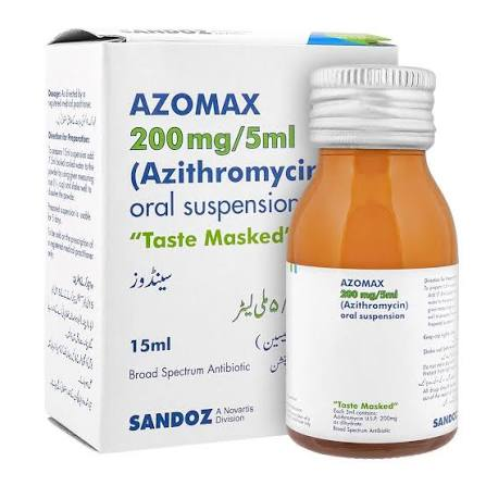 Azomax 200mg/5ml Syp