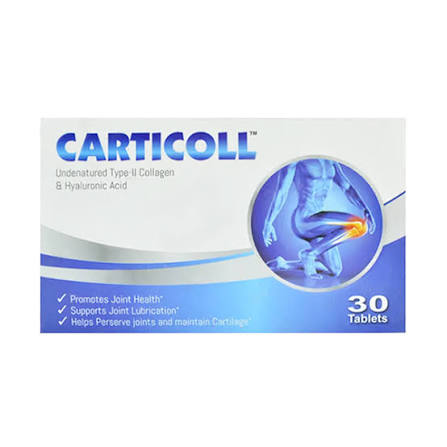 Carticoll tab (1 Box = 30 Tabs, 1 Strip = 10 Tabs)