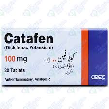 Catafen 100mg Tablet (1 Box = 2 Strip, 1 Strip = 10 Tabs)