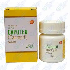 Capoten 25mg ( 1Bottle = 20 Tab)