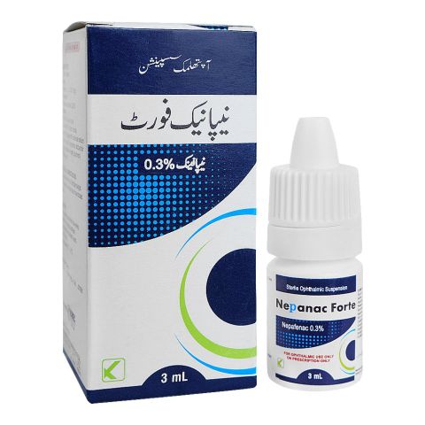 Nepac Forte Eye Drops 3% 3ml