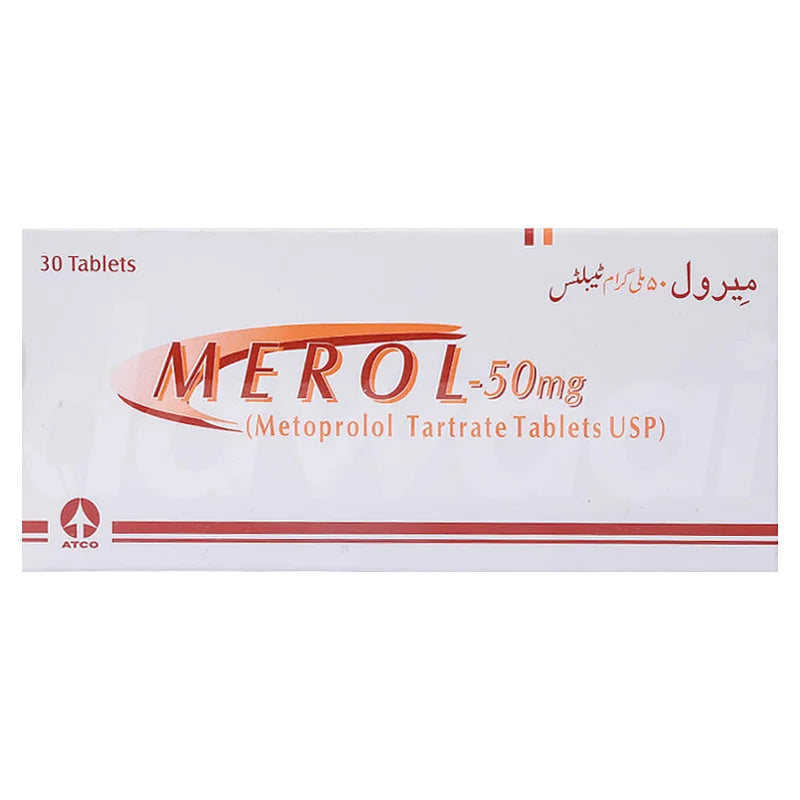 Merol Tablets 50mg (1 Strip = 10 Tablets)