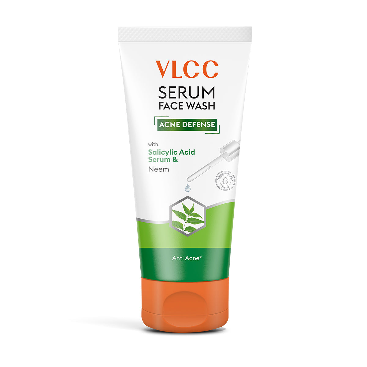 vlcc acne defense serum face wash with salicylic acid & neem 150ml