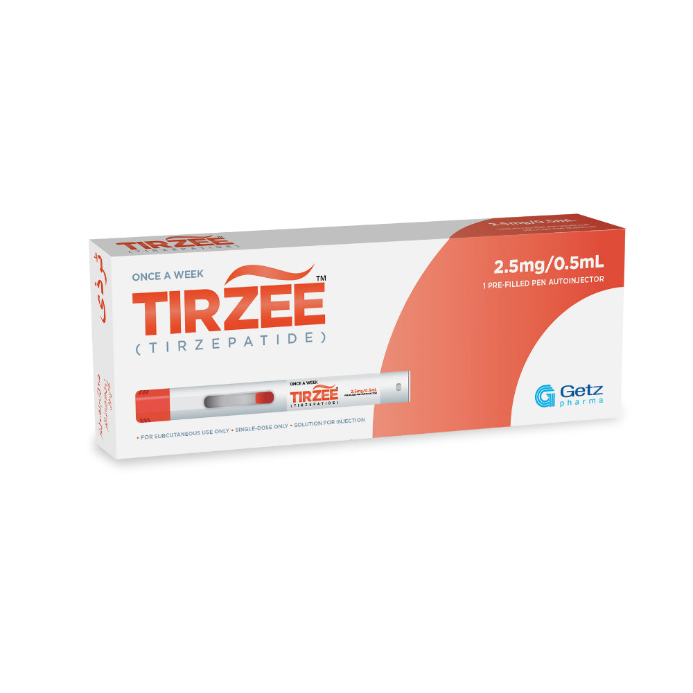 Tirzee Injection 2.5mg/0.5ml (1 Box = 1 Pre-filled Pen)