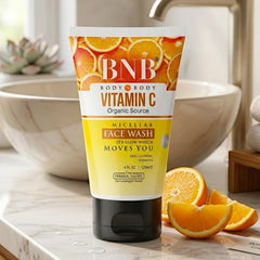 bnb vitamin c organic source face wash 120ml