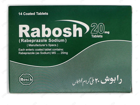Rabosh Tablets 20mg (1 Box = 1 Strip)