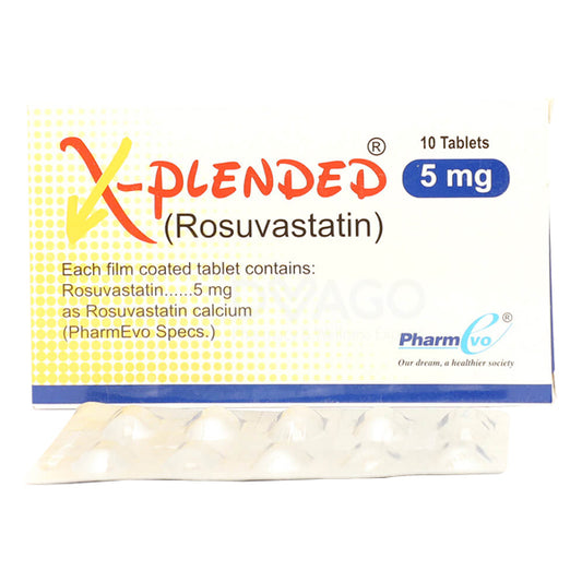 X-Plended Tablets 5mg (1 Box = 1 Strip, 1 Strip = 10 Tablets)