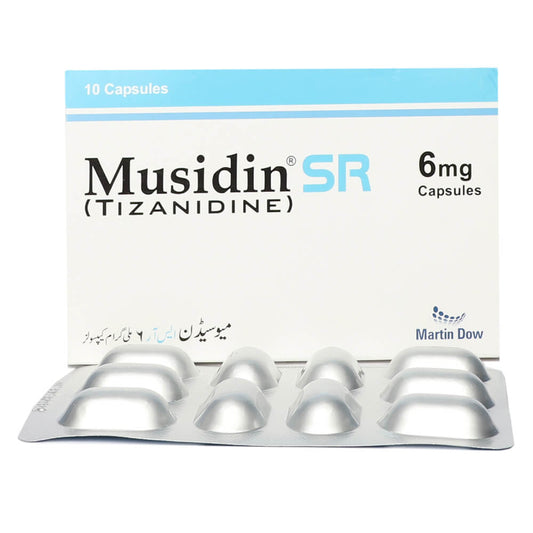 Musidin Sr Capsules 6mg (1 Box = 1 Strip)(1 Strip = 6 Capsules)