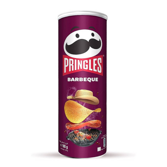 pringles chips barbeque flavour 165g