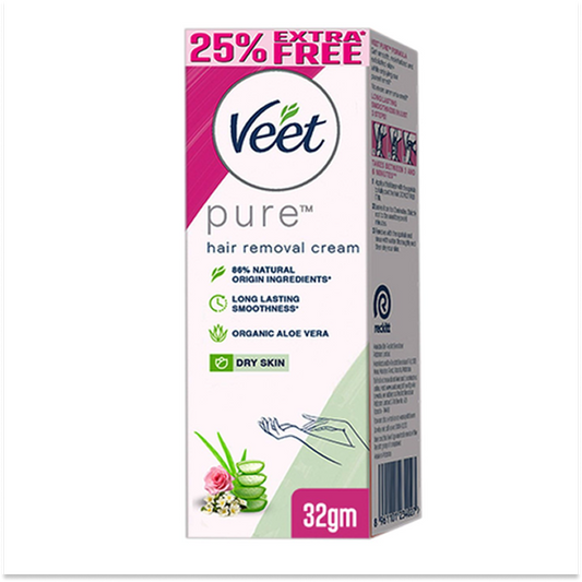 veet pure hair removal cream for dry skin 32g