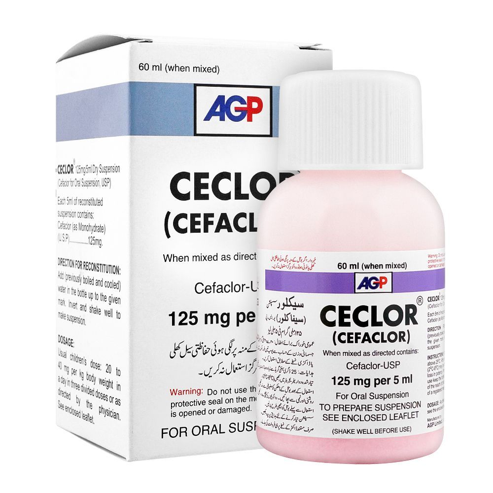 Ceclor Suspension 125mg/5ml 60ml