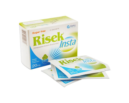 Risek Insta Sugar Free Sachets 20mg (1 Box = 10)