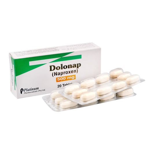 Dolonap Tablets 500mg (1 Strip = 10 Tablets)