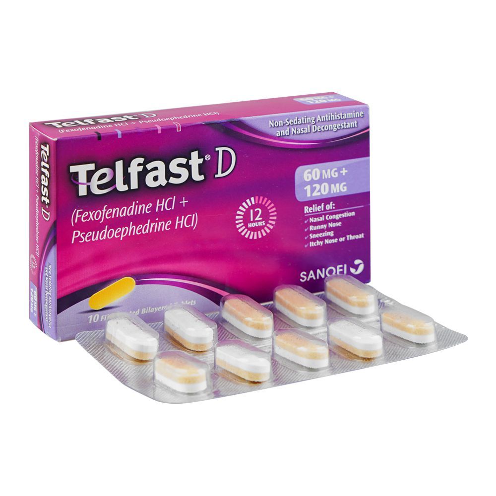 Telfast Tablets 60mg (1 Box = 14 Tablets)