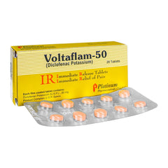 Voltaflam Tablets 50mg (1 Box = 2 Strips) (1 Strip = 10 Tablets)