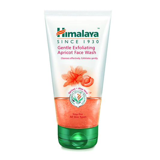 himalaya gentle exfoliating apricot face wash 150ml