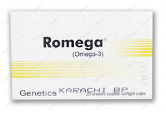 Romega Capsules 1000mg (1 Strip = 10 Capsules)